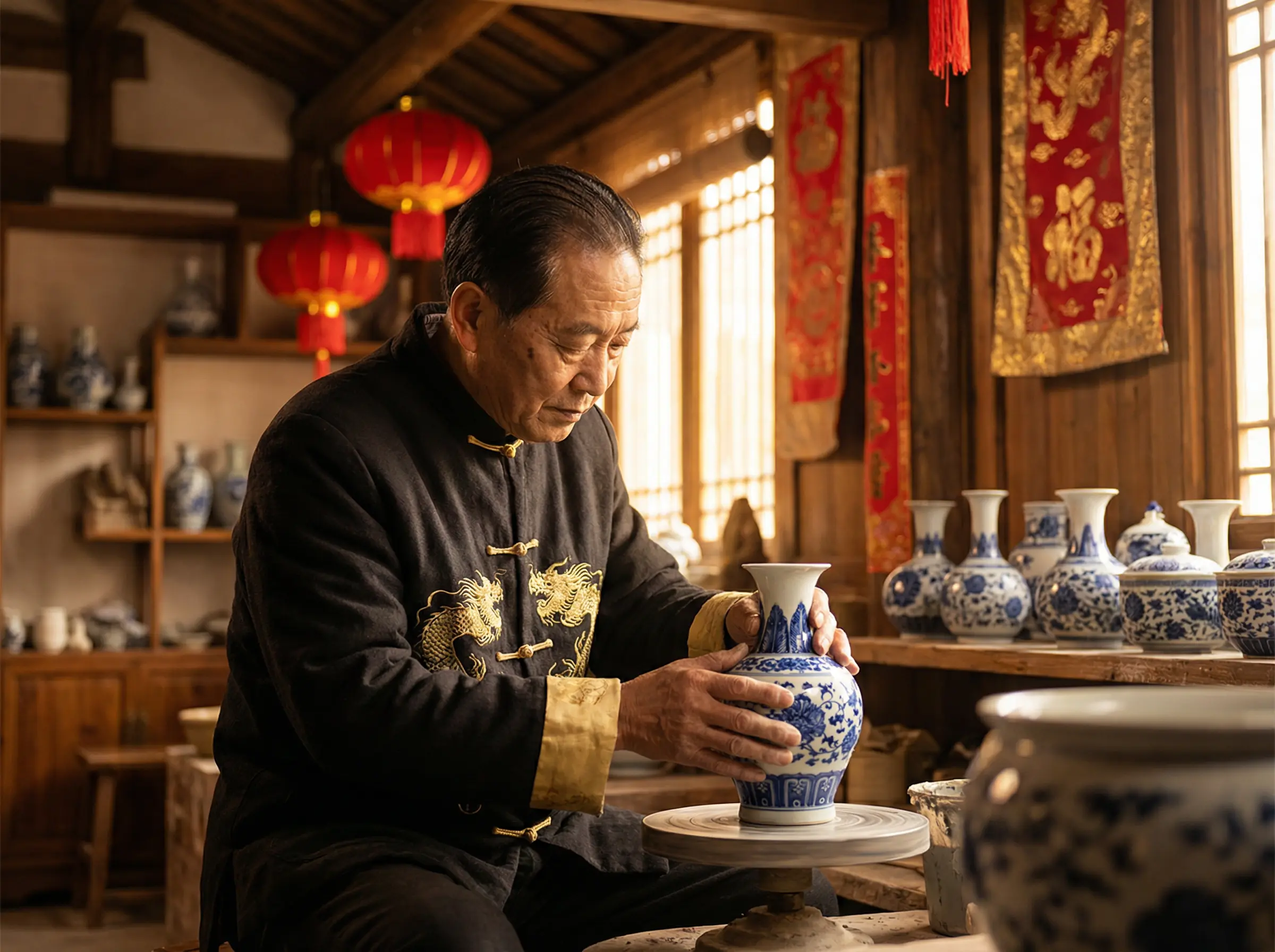 军人边走边吮她的花蒂 瓷器工艺视频封面